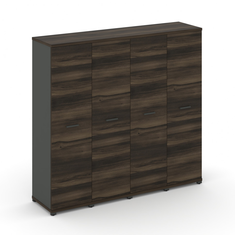 Concept Шкаф 4 узкие секции, 4 ниши CN.STU-446 A Дуб Мали/Антрацит/Металл Антрацит 1668*420*1554 Concept Шкаф 4 узкие секции, 4 ниши CN.STU-446 A Дуб Мали/Антрацит/Металл Антрацит 1668*420*1554