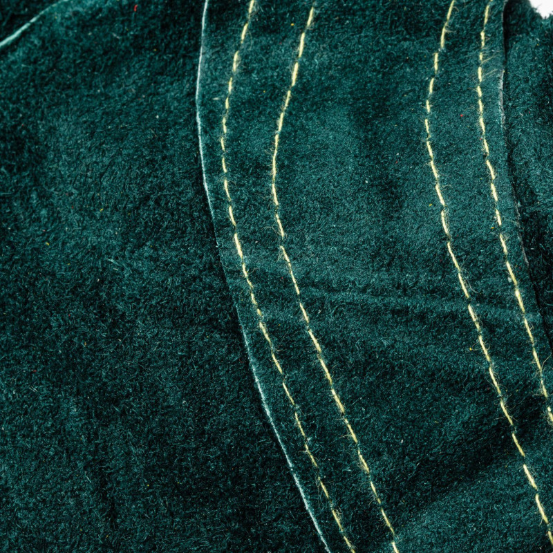 Краги сварщика ДИГГЕР+ спилковые зеленые с кевларовой нитью (Размер 10,5)