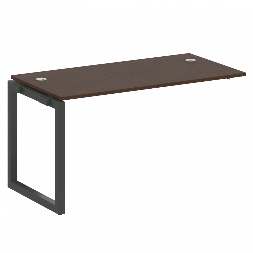 Metal System Quattro Проходной элемент рабочей станции на О-образном м/к 50БО.ПРС-СП-1.3 Венге Цаво/ Metal System Quattro Проходной элемент рабочей станции на О-образном м/к 50БО.ПРС-СП-1.3 Венге Цаво/