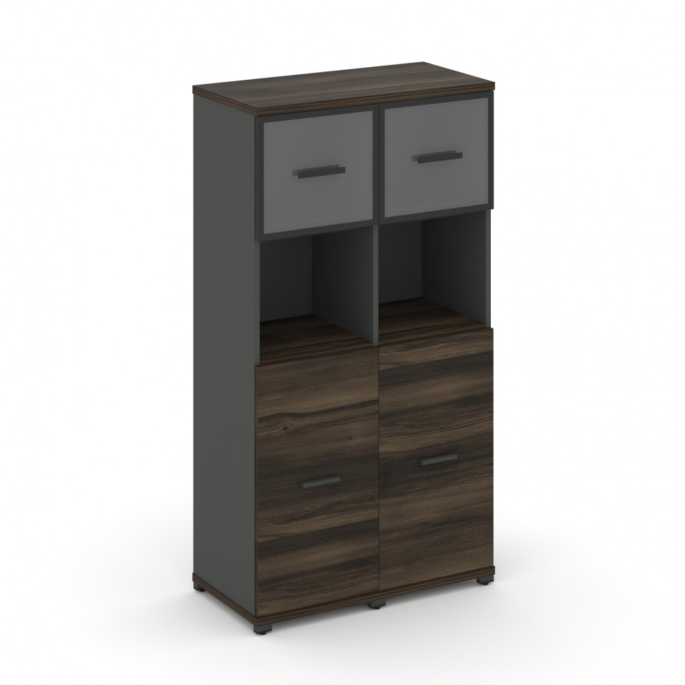 Concept Шкаф 2 узкие секции, 4 ниши CN.STU-425 RPB A Дуб Мали/Антрацит/Металл Антрацит/Прозрачный 83 Concept Шкаф 2 узкие секции, 4 ниши CN.STU-425 RPB A Дуб Мали/Антрацит/Металл Антрацит/Прозрачный 83