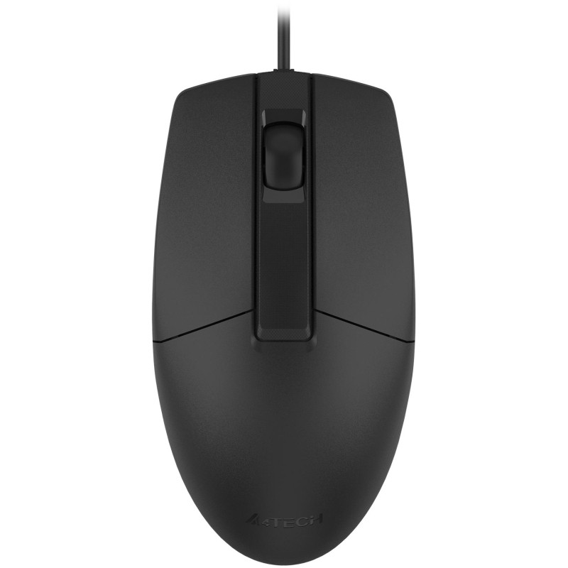 Мышь компьютерная A4Tech (OP-330S (BLACK)) оптическая (1200dpi/3but)