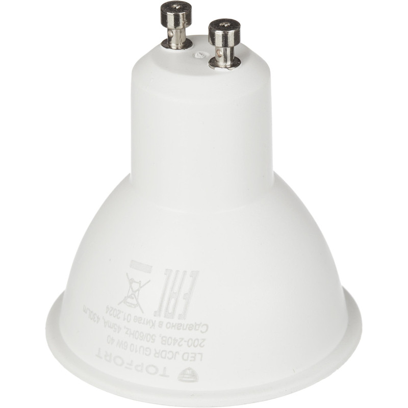 Лампа светодиодная Topfort GU10 6W 4000K