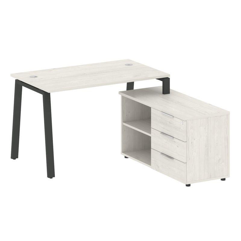 Metal System Рабочая станция с тумбой на А-образном м/к БА.РС-СТС-2.2 (R) Дуб Наварра/Металл Антраци Metal System Рабочая станция с тумбой на А-образном м/к БА.РС-СТС-2.2 (R) Дуб Наварра/Металл Антраци