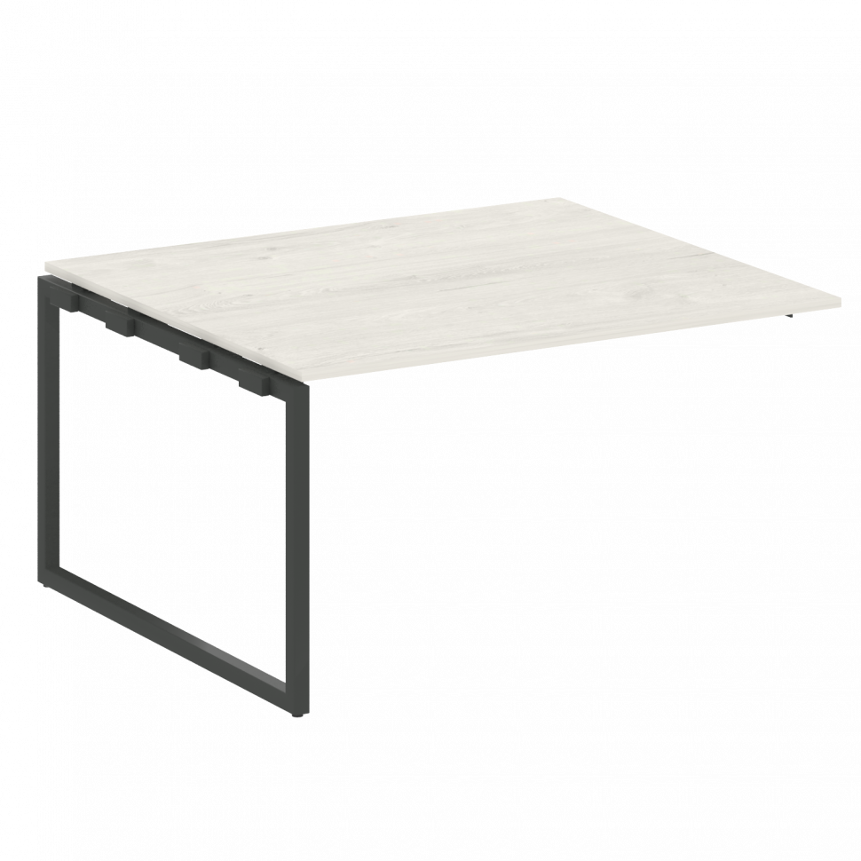 Metal System Quattro Проходной элемент перег. стола на О-образном м/к 40БО.ППРГ-3 Дуб Наварра/Металл