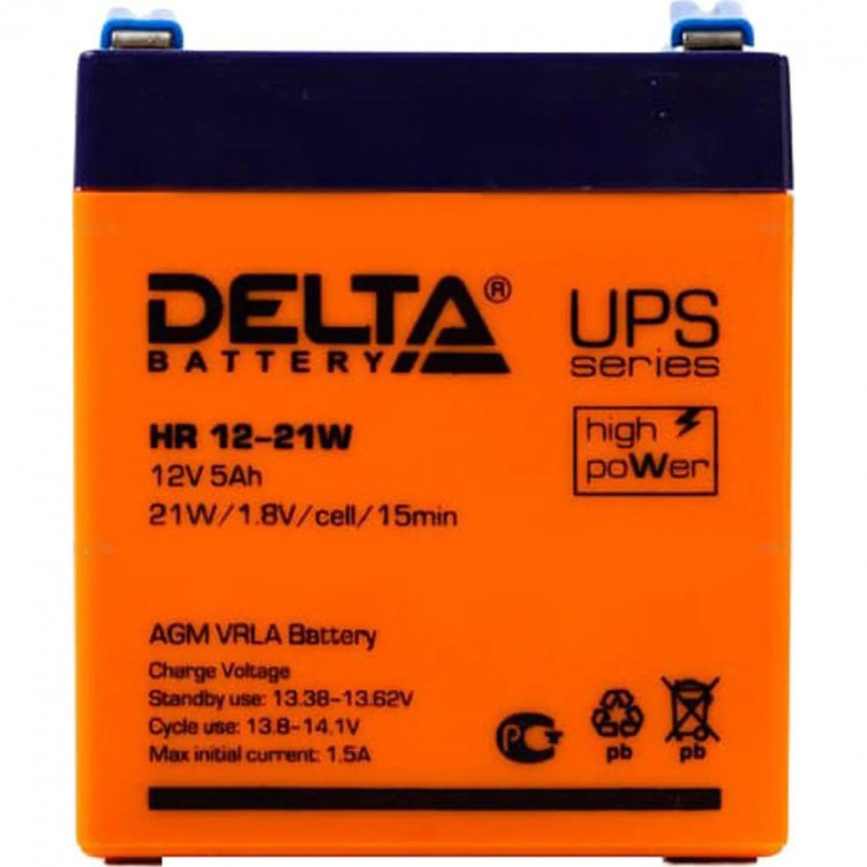 Батарея для ИБП Delta HR 12-21W (12V/5Ah)_D_K