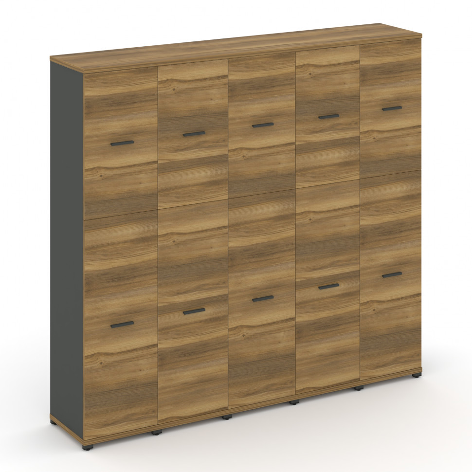 Concept Шкаф 5 узких секций, 5 ниш CN.STU-555 A Сандал Янтарный/Антрацит/Металл Антрацит 2084*420*19 Concept Шкаф 5 узких секций, 5 ниш CN.STU-555 A Сандал Янтарный/Антрацит/Металл Антрацит 2084*420*19