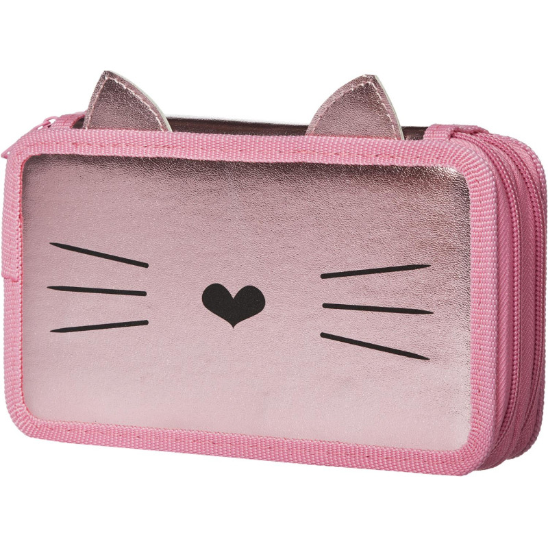 Пенал Kitty 2 отд., кож/зам голография, 190х110 мм, ПКЗ 11-112 Пенал Kitty 2 отд., кож/зам голография, 190х110 мм, ПКЗ 11-112