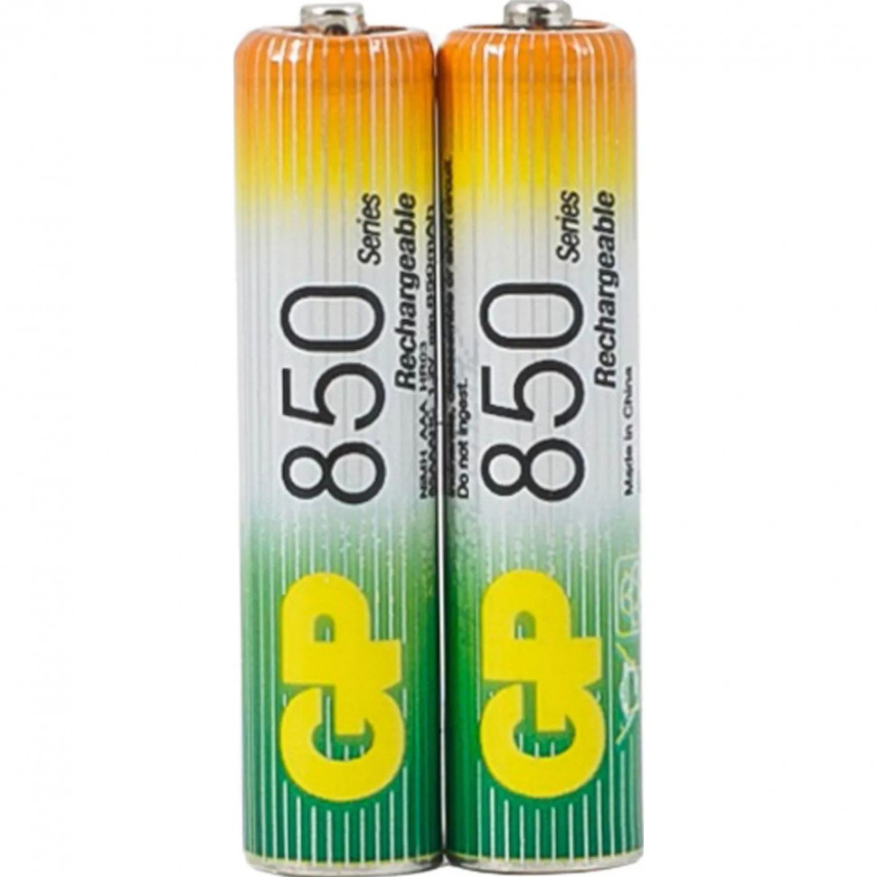 Аккумулятор GP 850mAh AAA 85AAAHC-5DECRC2/ 85AAAHCRGY-2CRCB2 бл/2шт