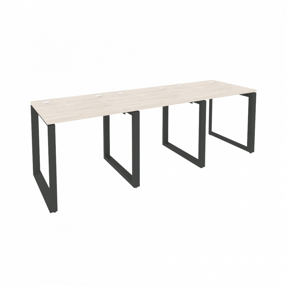 Onix Рабочая станция на О-образном м/к O.MO-RS-3.0.7 Денвер Светлый/Металл Антрацит 2340*720*750