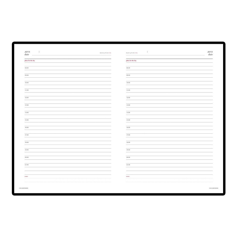 Ежедневник недатированный А5+, 145х205,Sidney Nebraska,чер,з.уг 3-128/17