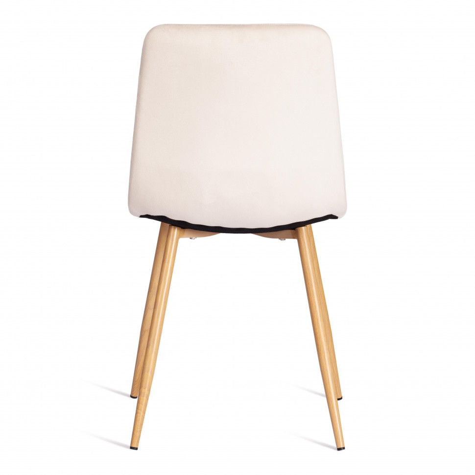 Стул CHILLY (mod. 7094-1) / 1 шт. в упаковке вельвет/металл, 44,5х52,5х86 см, beige (бежевый) HLR2 / натуральный