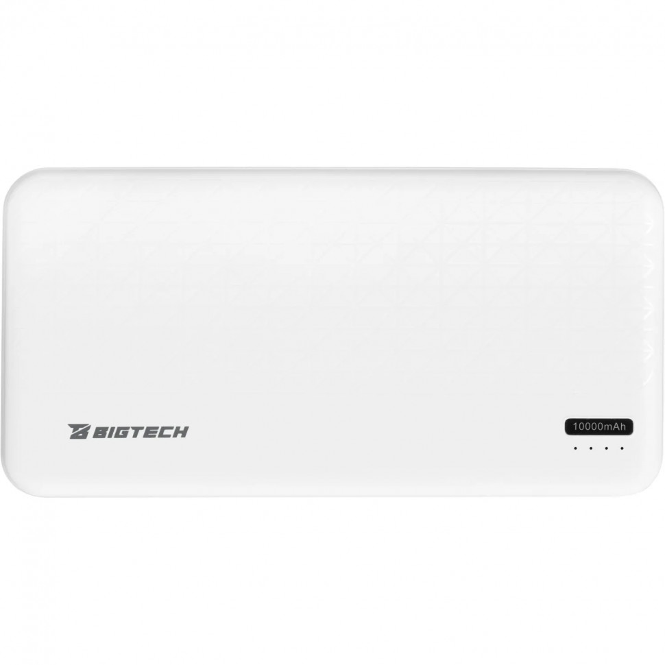 Внешний аккумулятор BigTech (BT-PB-10-W-2) 10000 mAh белый