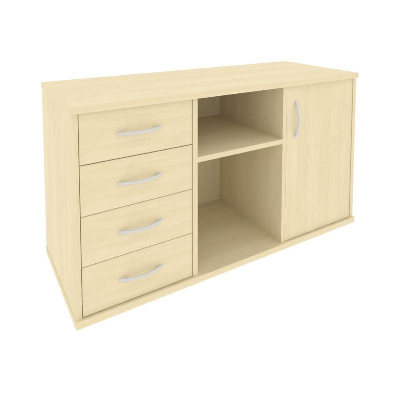 Riva Тумба под оргтехнику с фолдингом А.МТ-2F Клен 1192*450*667