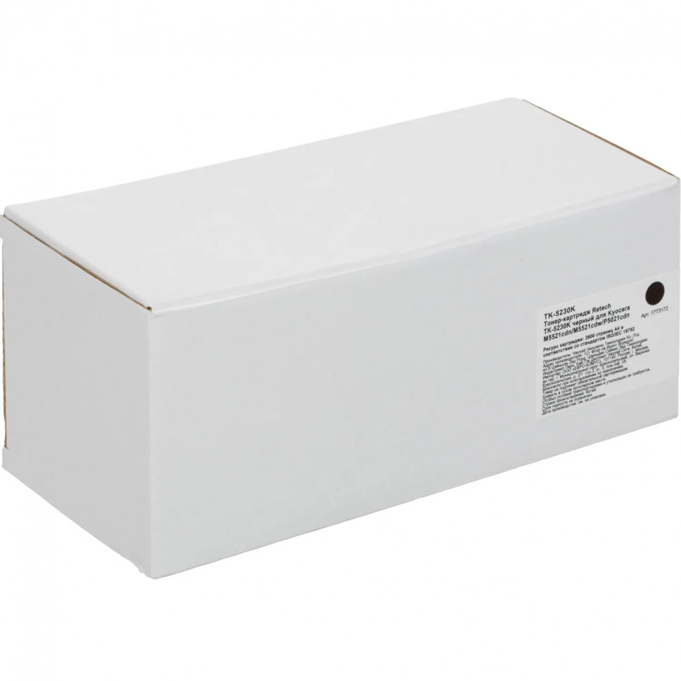 Тонер-картридж Retech TK-5230K чер. для Kyocera M5521cdn/M5521cdw/P5021cdn