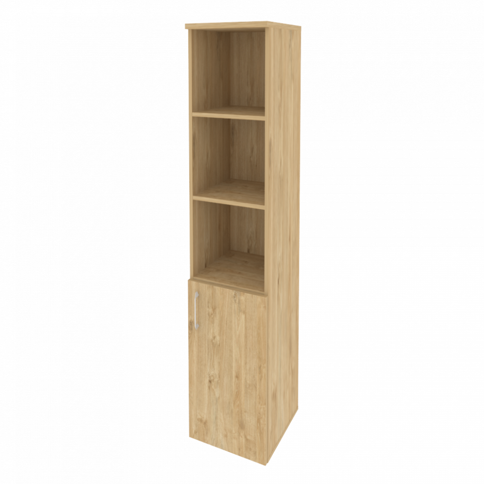 Onix Шкаф высокий узкий правый O.SU-1.1 (R) Тиквуд Светлый 400*420*1977