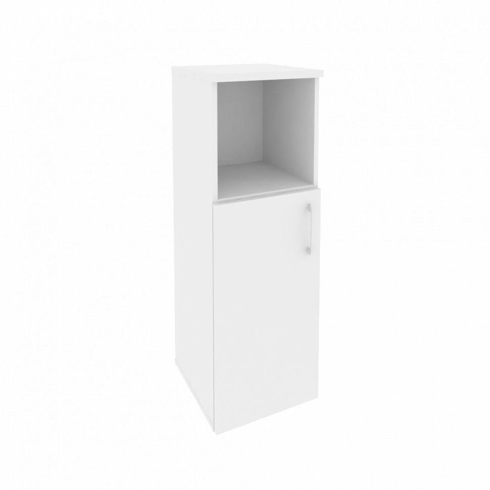 Onix Шкаф средний узкий левый O.SU-2.1 (L) Белый Бриллиант 400*420*1207 Onix Шкаф средний узкий левый O.SU-2.1 (L) Белый Бриллиант 400*420*1207