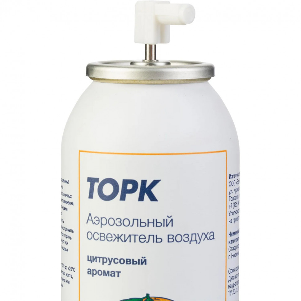 Баллон сменный для автоосвежителя Торк Стандарт А1 цитрусовый 100мл 611600