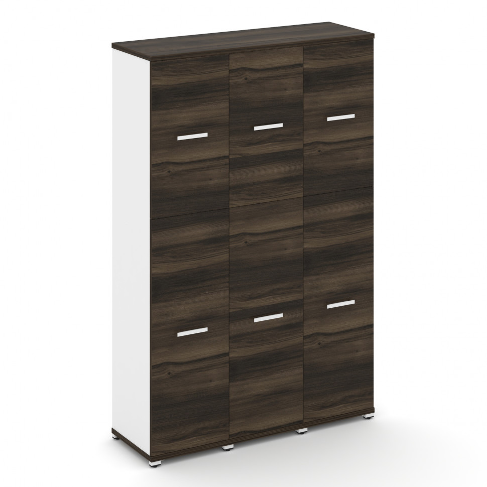 Concept Шкаф 3 узкие секции, 5 ниш CN.STU-535 W Дуб Мали/Белый Бриллиант/Металл Белый 1252*420*1922 Concept Шкаф 3 узкие секции, 5 ниш CN.STU-535 W Дуб Мали/Белый Бриллиант/Металл Белый 1252*420*1922