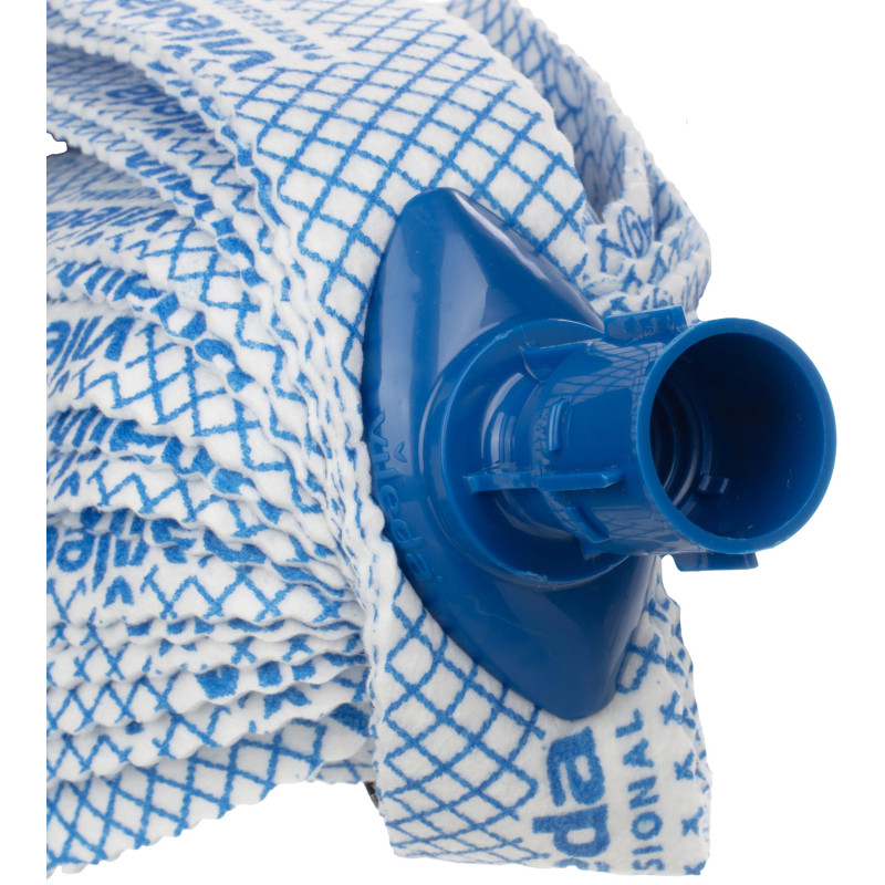 Насадка МОП Vileda Professional Супермоп антибак 33см 125гр бел/син 137908