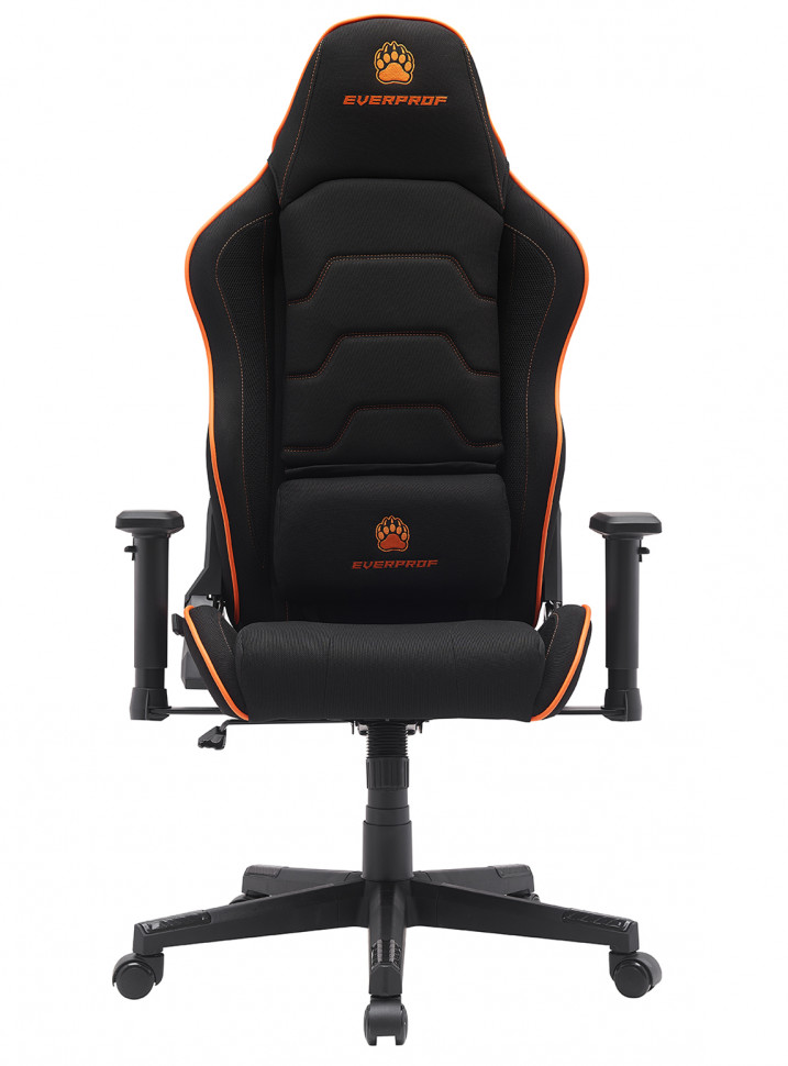 Геймерское кресло Everprof Panther (Пантер) Ткань Оранжевый