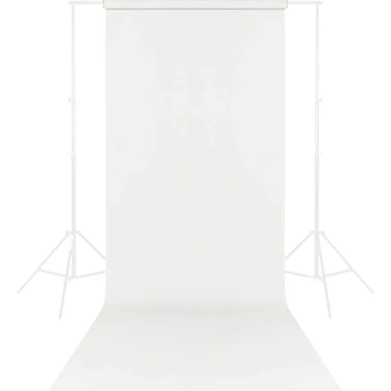 Фон бумажный Raylab Arctic White 1,35x6м белый