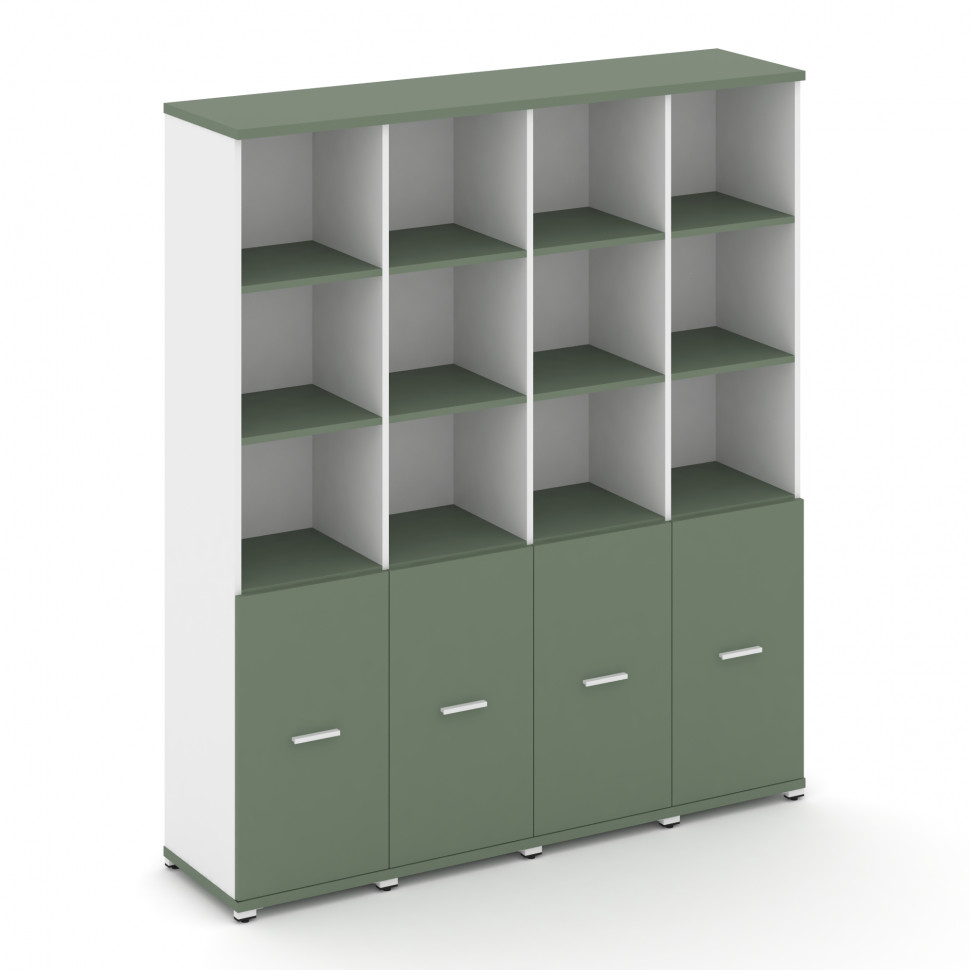 Concept Шкаф 4 узкие секции, 5 ниш CN.STU-541 W Кобо/Белый Бриллиант/Металл Белый 1668*420*1922 Concept Шкаф 4 узкие секции, 5 ниш CN.STU-541 W Кобо/Белый Бриллиант/Металл Белый 1668*420*1922