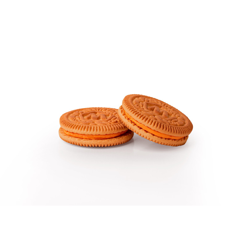 Печенье Pekarro Orange с апельсиновой начинкой и взрывной карамелью, 3кг