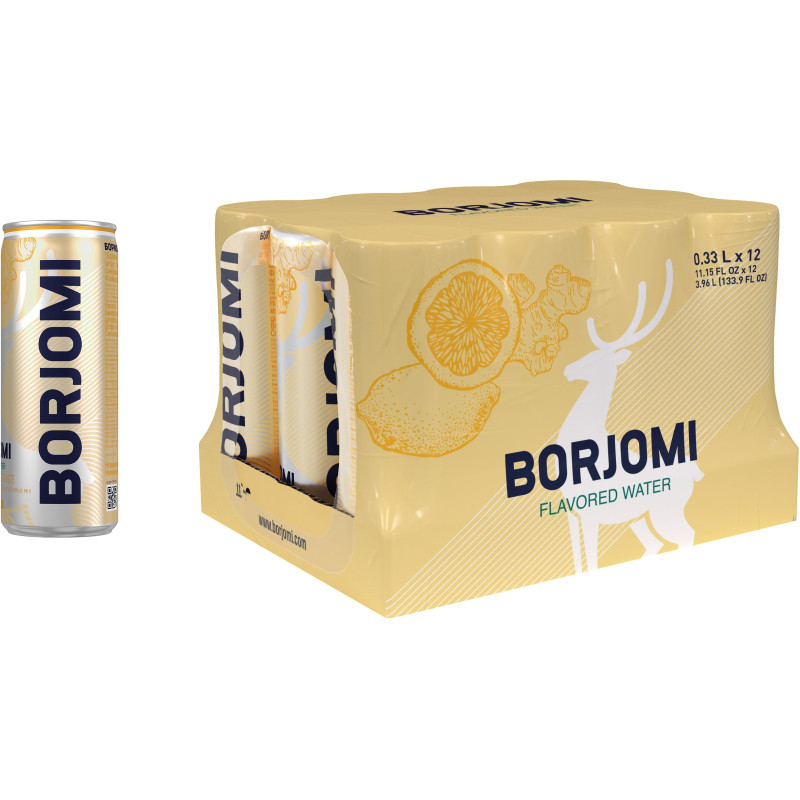 Напиток Боржоми Flavored Water Цитрус-Имбирь без сахара ж/б 330мл