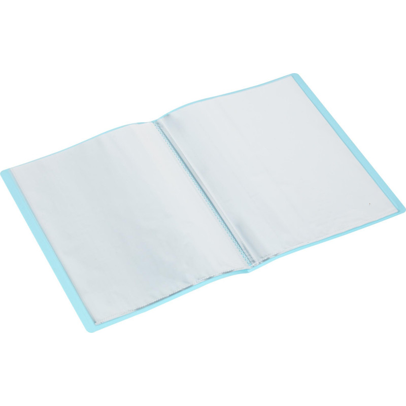 Папка файловая на 30 файлов Attache Акварель А4, плтн 350мкм, голубая