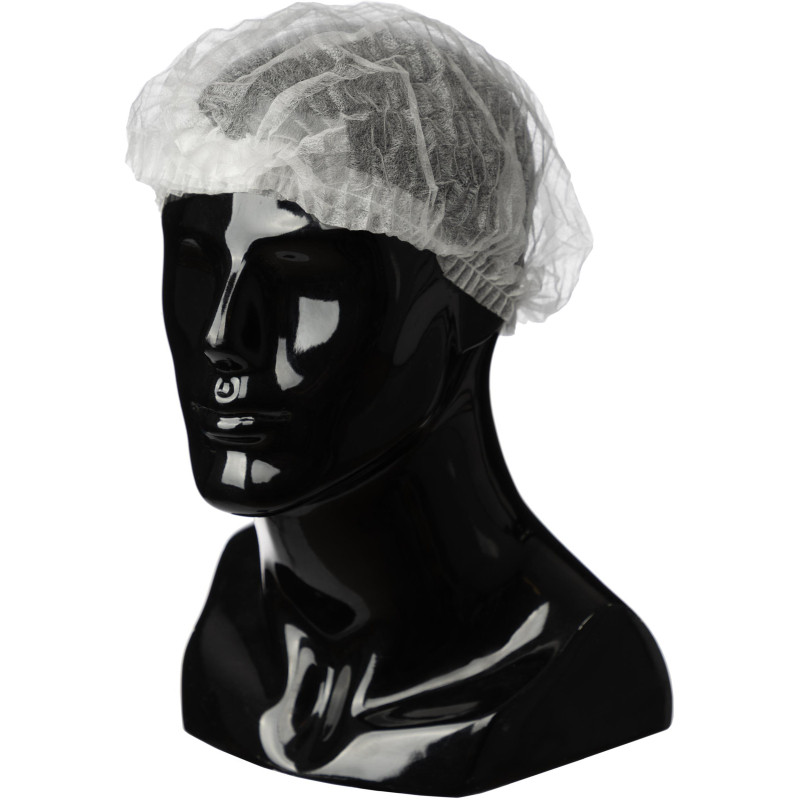 Шапочка одноразовая Шарлотта белая, арт.403-969-048,10гр/м (100 шт/уп)