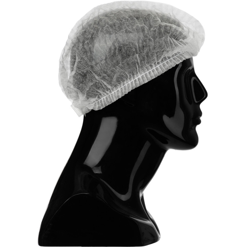 Шапочка одноразовая Шарлотта белая, арт.403-969-048,10гр/м (100 шт/уп)