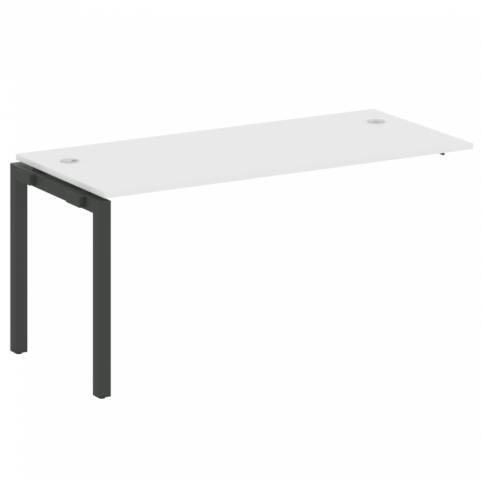 Metal System Quattro Проходной элемент рабочей станции на П-образном м/к 50БП.ПРС-СП-1.4 Белый/Метал Metal System Quattro Проходной элемент рабочей станции на П-образном м/к 50БП.ПРС-СП-1.4 Белый/Метал