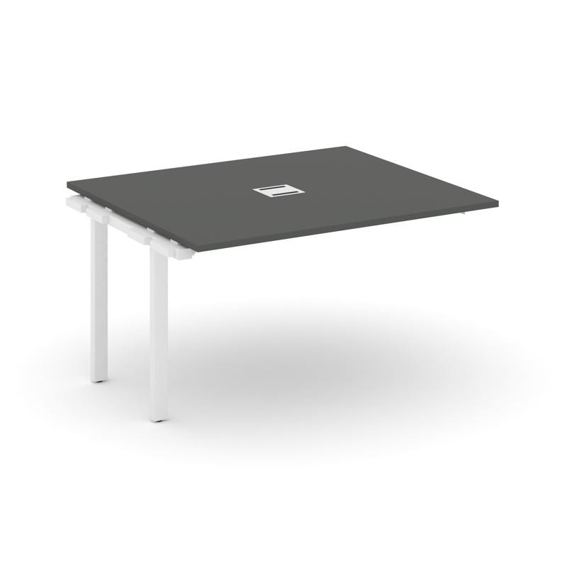 Style Project Проходной наб. элем. перег. стола SN-59P.NSPRG-034 Антрацит/Металл Белый 1580*1180*750