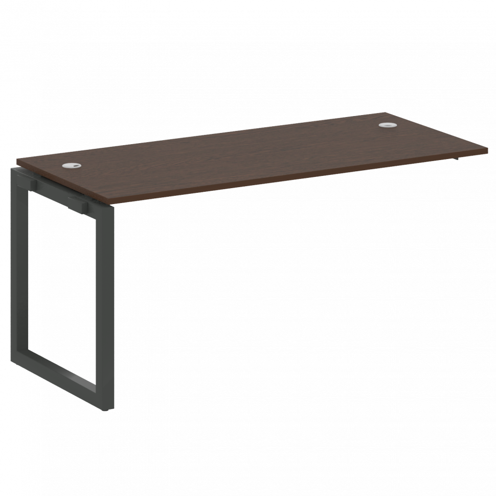 Metal System Quattro Проходной элемент рабочей станции на О-образном м/к 50БО.ПРС-СП-1.4 Венге Цаво/ Metal System Quattro Проходной элемент рабочей станции на О-образном м/к 50БО.ПРС-СП-1.4 Венге Цаво/