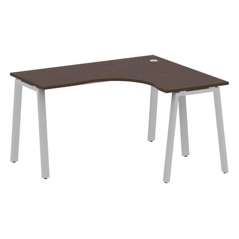 Metal System Стол криволинейный правый на А-образном м/к БА.СА-3 (R) Венге Цаво/Металл Серый 1400*12 Metal System Стол криволинейный правый на А-образном м/к БА.СА-3 (R) Венге Цаво/Металл Серый 1400*12