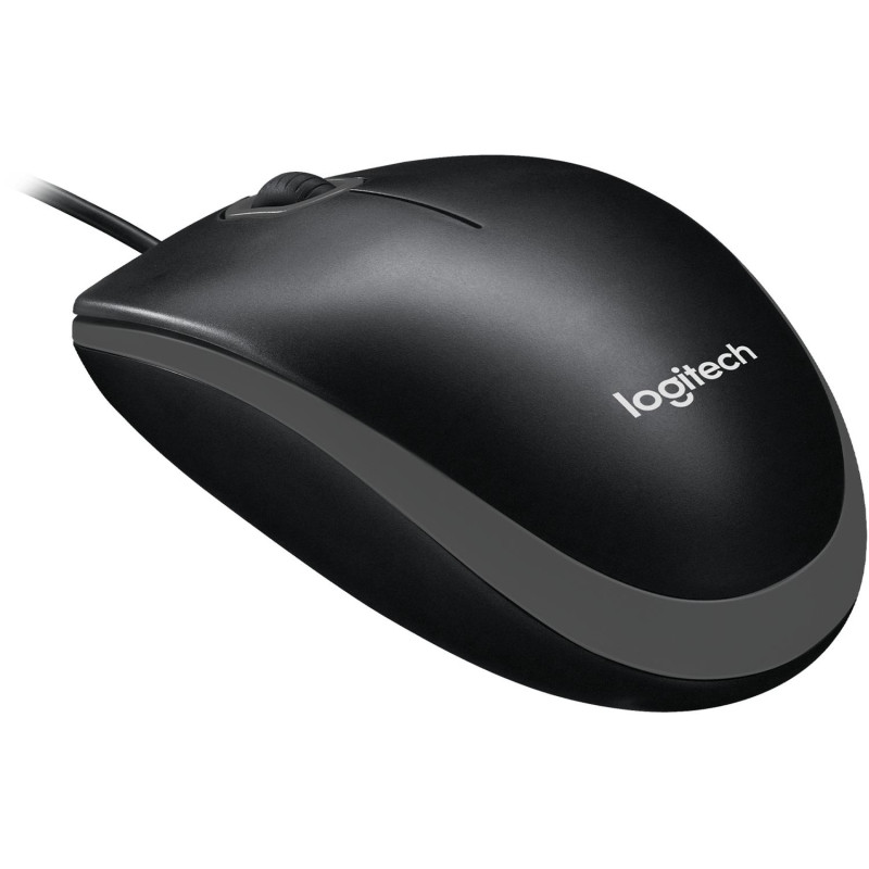 Мышь компьютерная Logitech USB OPTICAL B100 910-006605