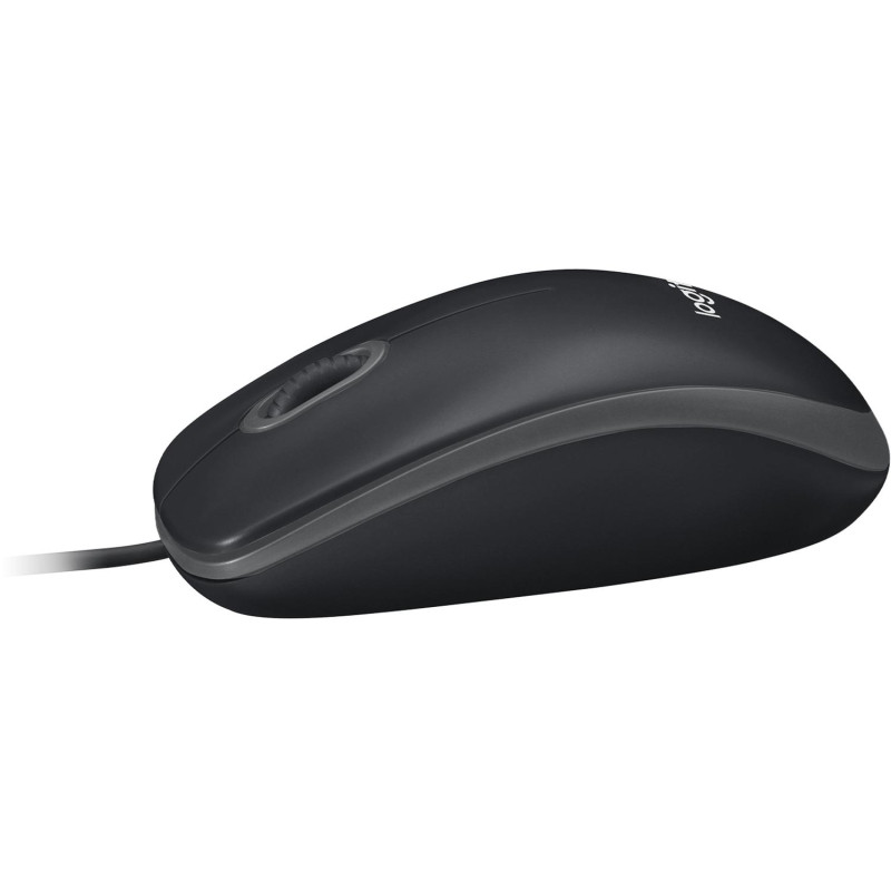 Мышь компьютерная Logitech USB OPTICAL B100 910-006605