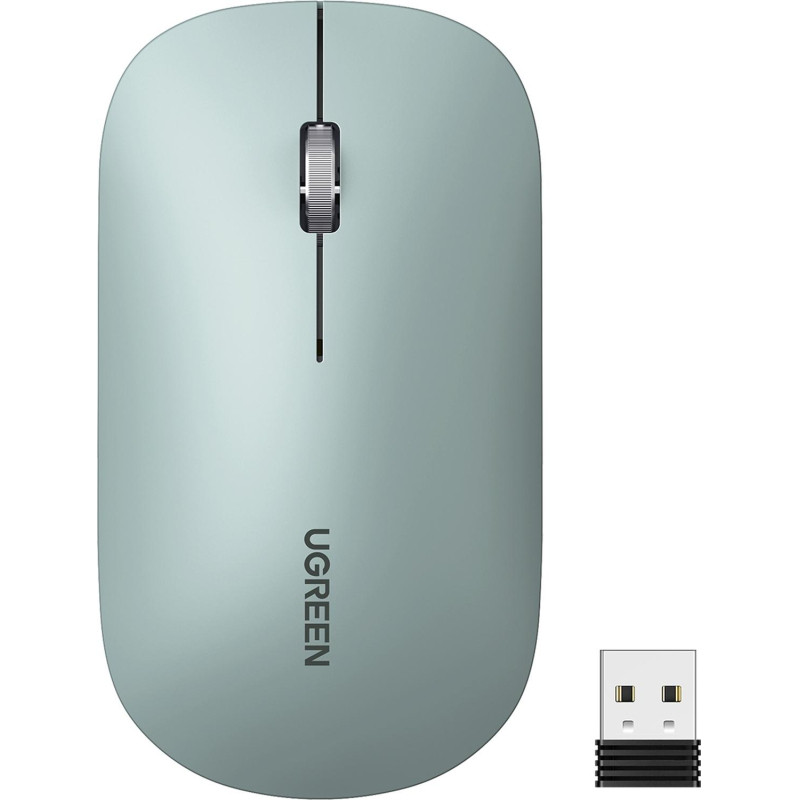 Мышь компьютерная Ugreen MU001 (90374) зеленый WLS