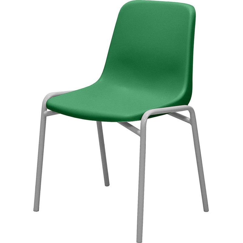 Стул GL_Комус Мебель Стрит RAL 9006, (пластик зеленый)