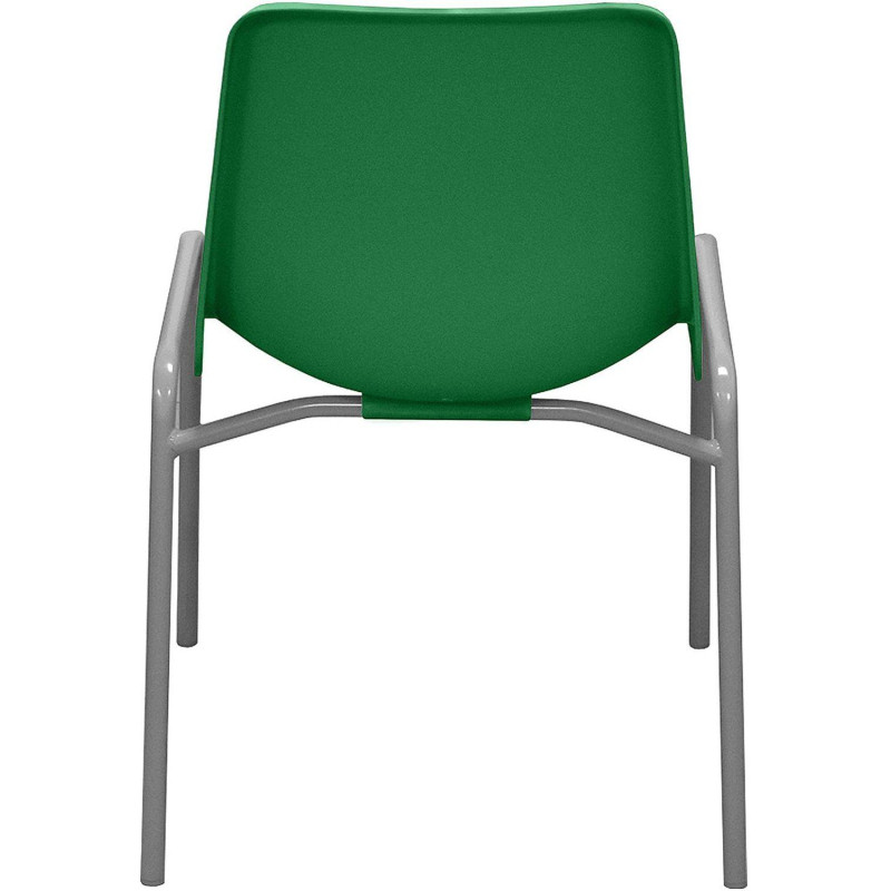 Стул GL_Комус Мебель Стрит RAL 9006, (пластик зеленый)