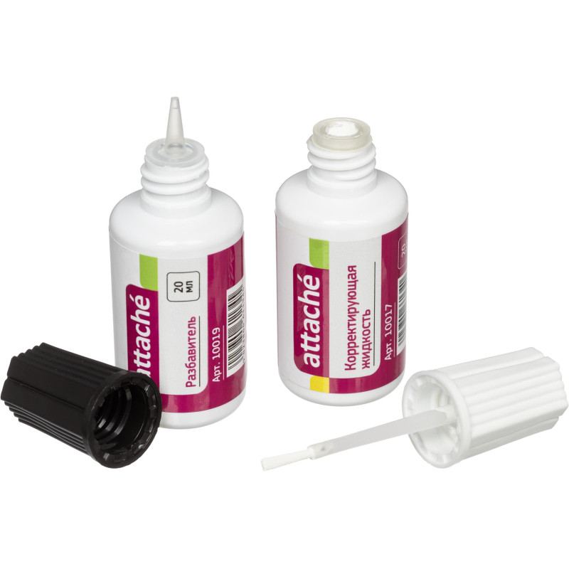 Корректирующая жидкость и разбавитель набор 20мл х 2 ATTACHE '62134