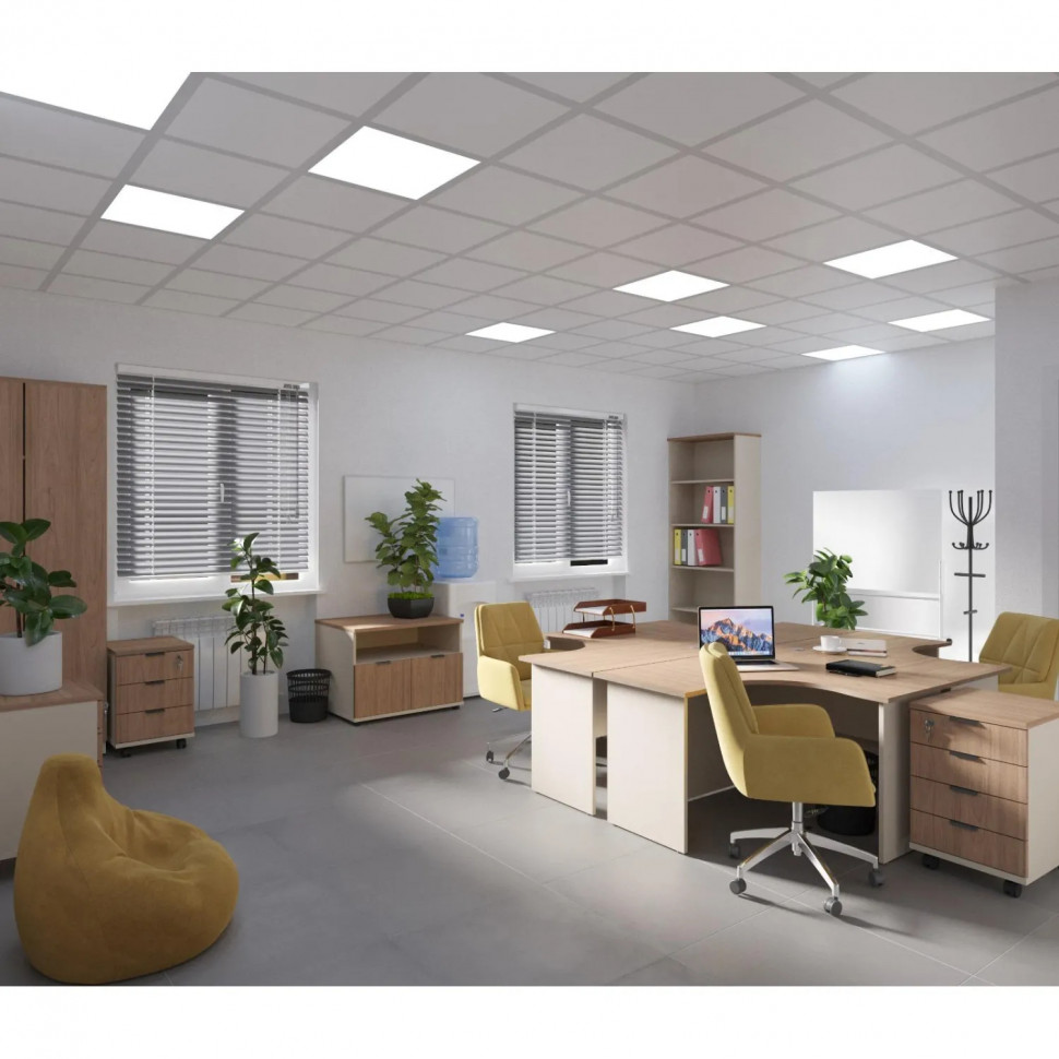 Стол Комус Мебель Easy One 1200x730 Вяз Шв/Кшм (250299)