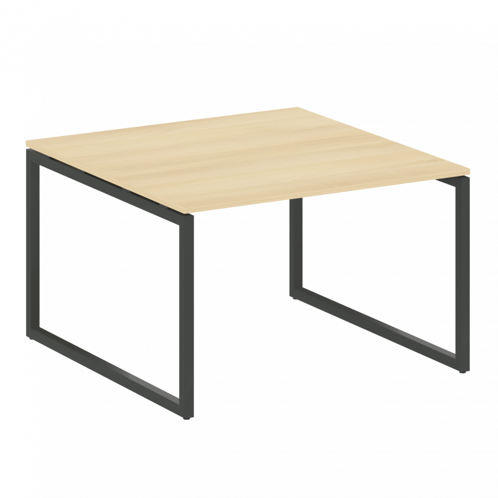 Metal System Quattro Перег. стол (1 столешница) на О-образном м/к 40БО.ПРГ-1.2 Акация Лорка/Металл А