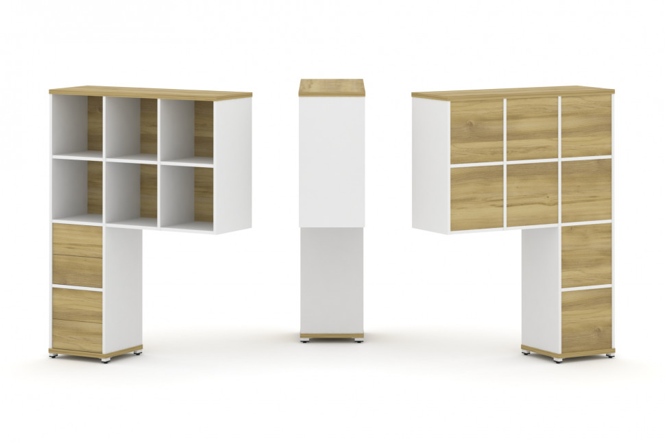 Concept Надставка высокая CN.ONV-005 Дуб Винченцо/Белый Бриллиант/Металл Белый 1099*350*1486 Concept Надставка высокая CN.ONV-005 Дуб Винченцо/Белый Бриллиант/Металл Белый 1099*350*1486