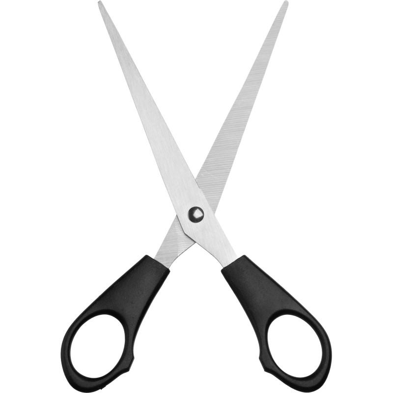 Ножницы Выбор есть 165 мм с пластиковыми ручками, цвет черный