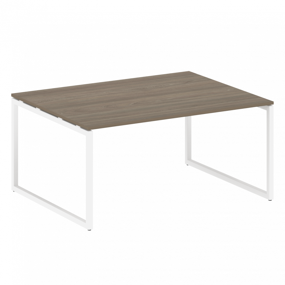 Metal System Quattro Перег. стол (1 столешница) на О-образном м/к 40БО.ПРГ-1.4 Вяз Благородный/Метал