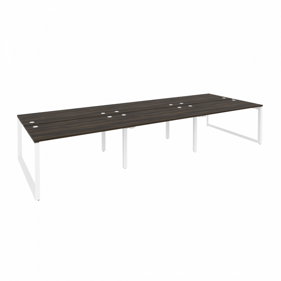 Onix Рабочая станция на О-образном м/к O.MO-D.RS-6.3.7 Дуб Мали/Металл Белый 4140*1475*750 Onix Рабочая станция на О-образном м/к O.MO-D.RS-6.3.7 Дуб Мали/Металл Белый 4140*1475*750