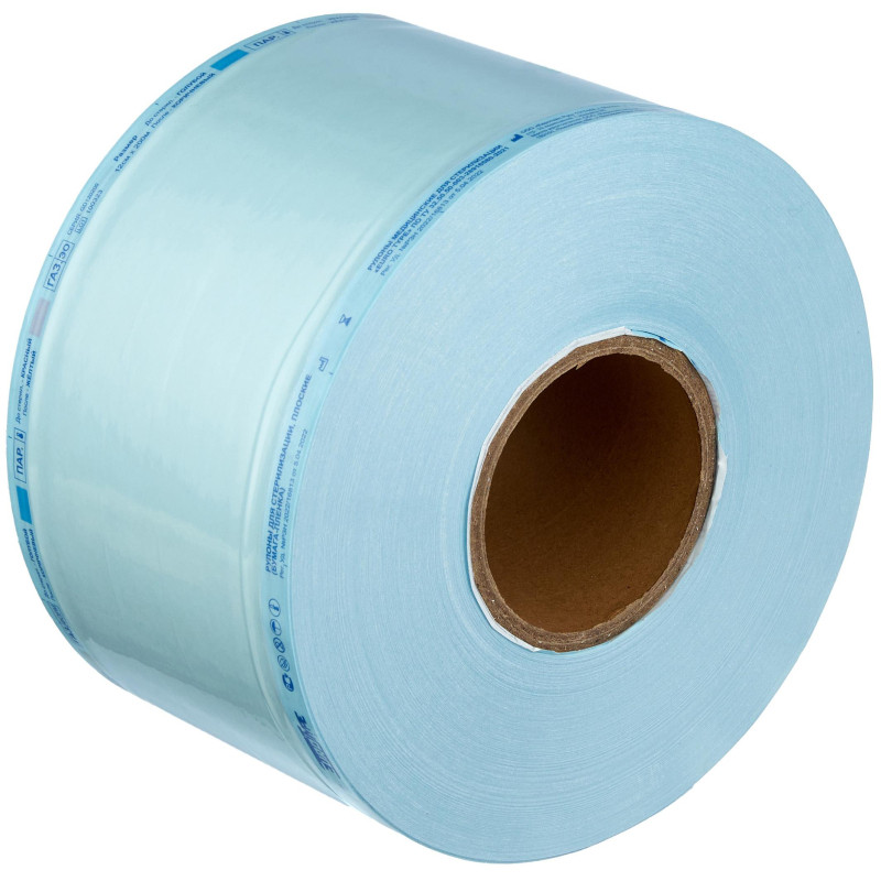 Рулон для стерилизации комбинированный 120мм х 200м, EuroType (РФ)