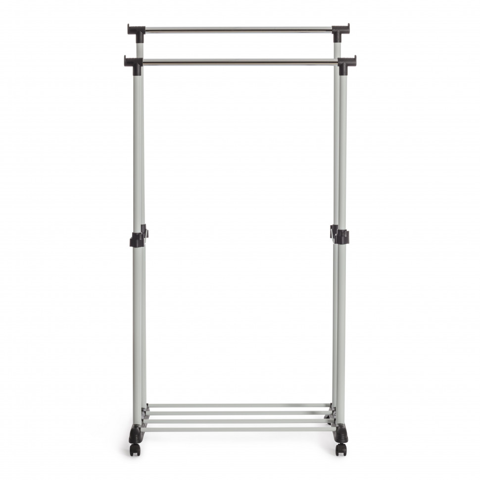 Вешалка JET металл, пластик, 86*44*166 см, черный/светло-серый/хром