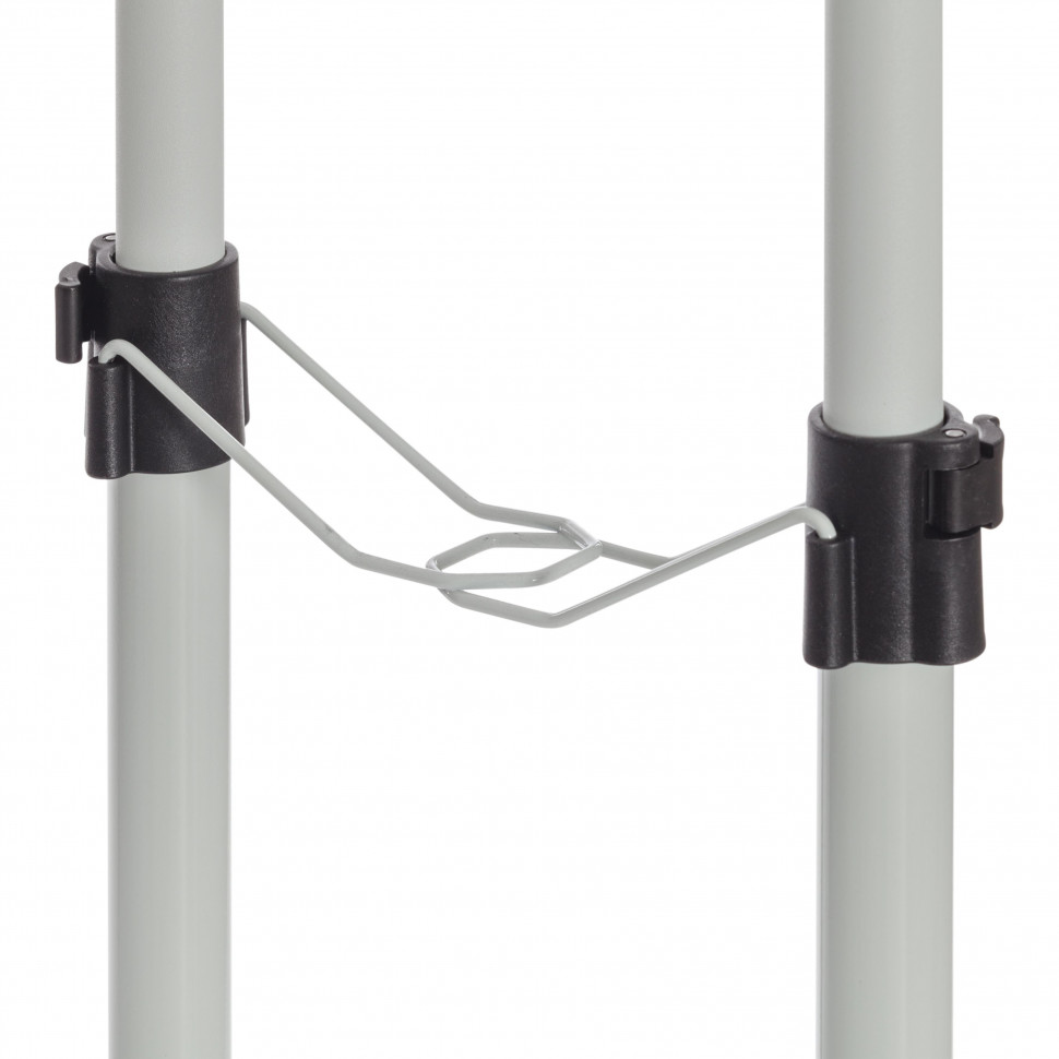 Вешалка JET металл, пластик, 86*44*166 см, черный/светло-серый/хром